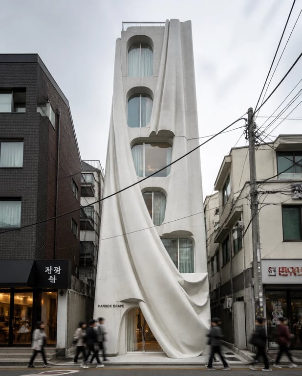 Hanbok Drape — architectural concept study
