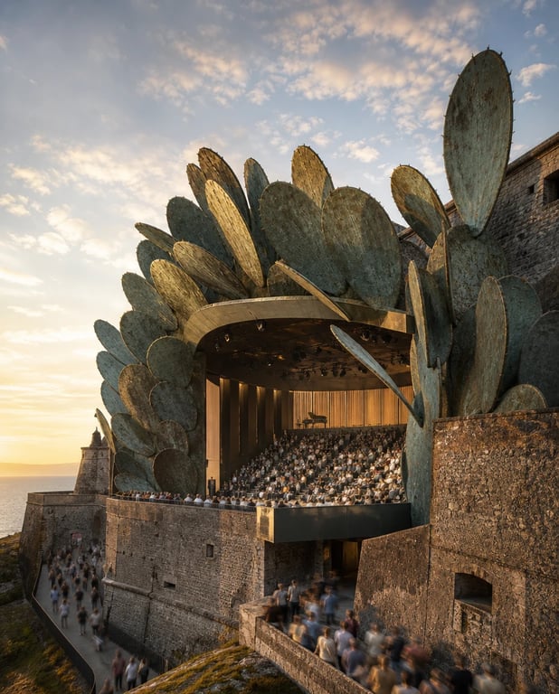 Prickly-pear theatre — architectural concept study