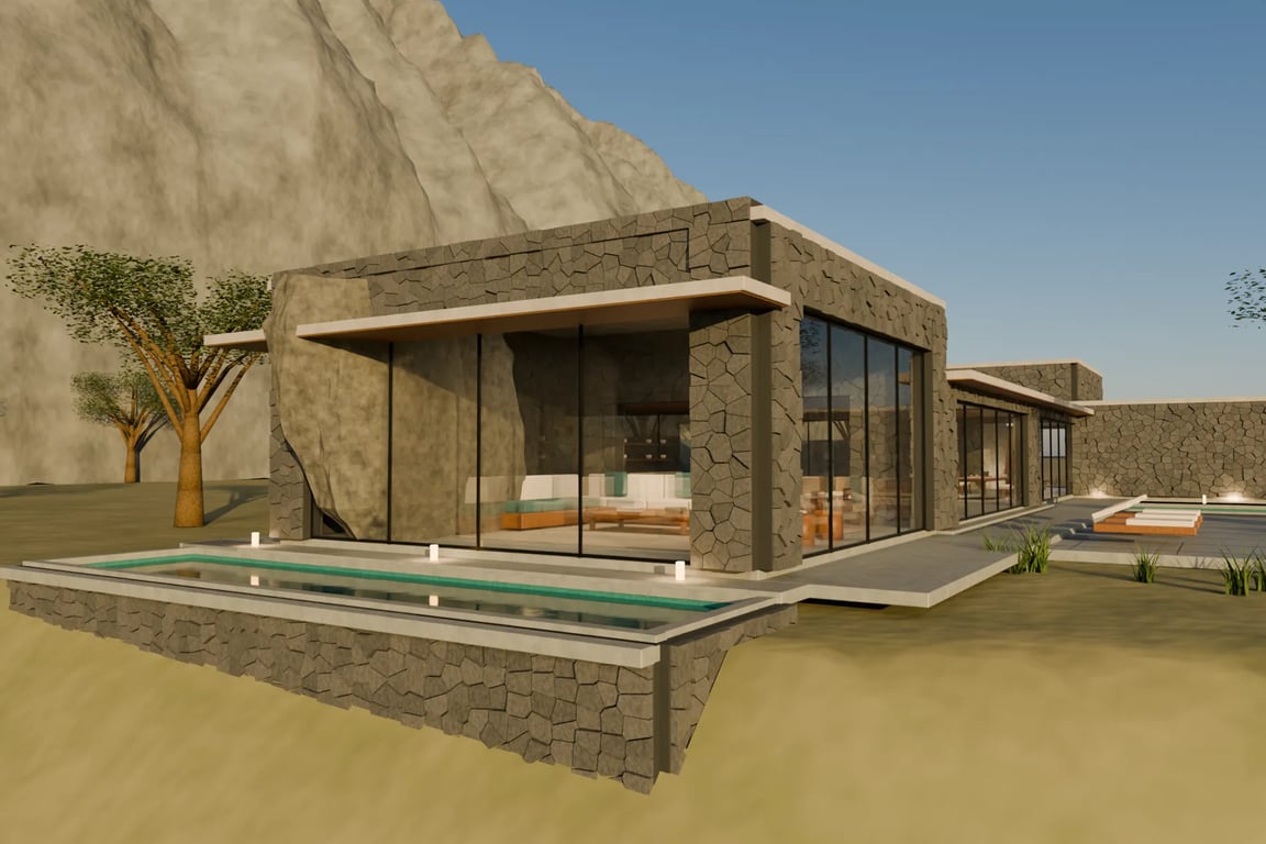 Living with water foreground