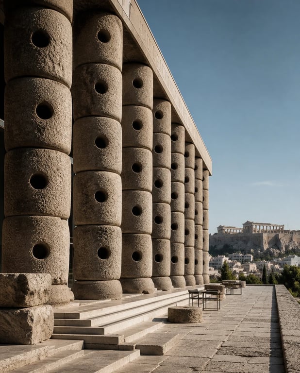 Olive Press Stone — architectural concept study