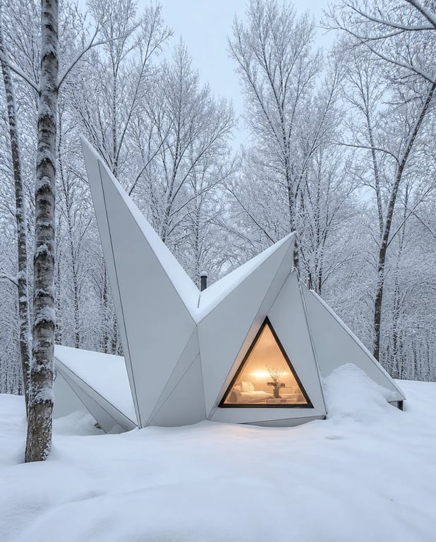 Origami Zinc — architectural concept study