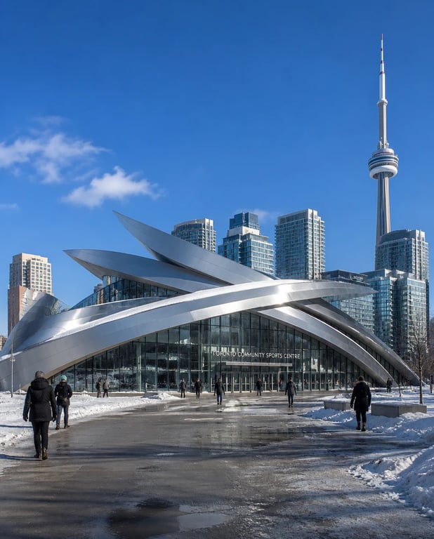 Ice Hockey Trace — architectural concept study