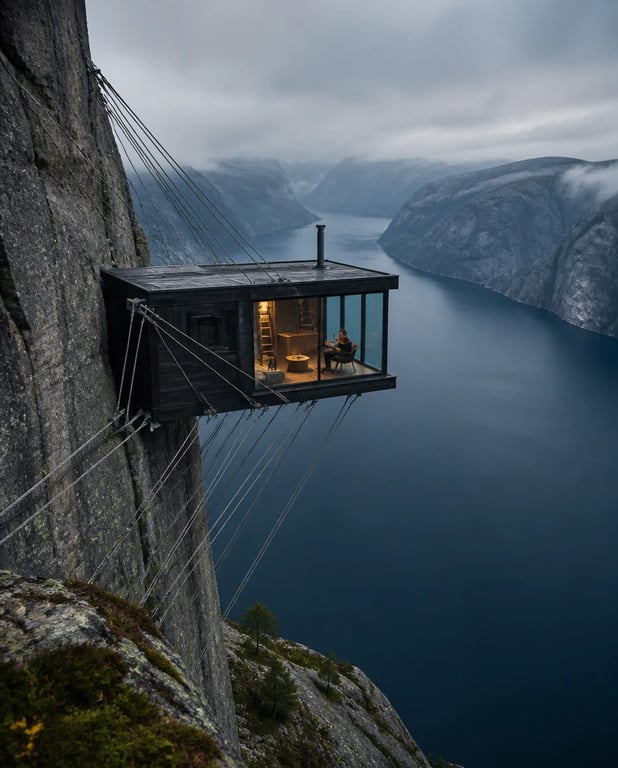 Hardanger Tension — architectural concept study
