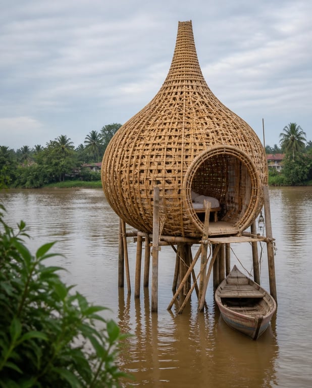 Woven Funnel — architectural concept study