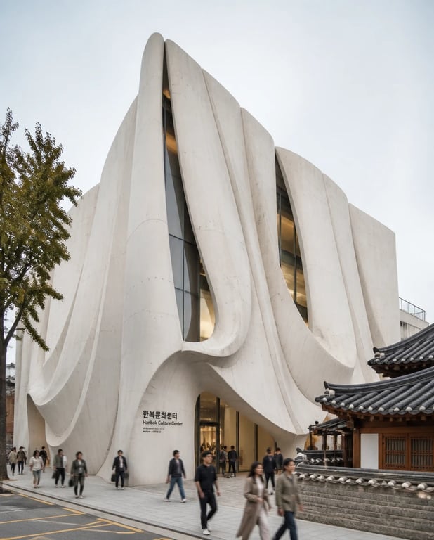Hanbok Drape — architectural concept study