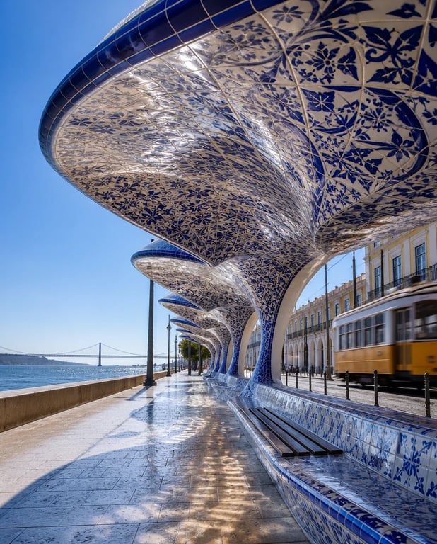 Azulejo Wave — architectural concept study