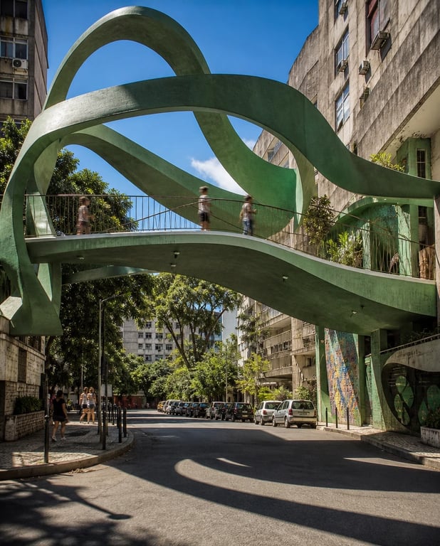 Samba Ribbon Bridge — architectural concept study