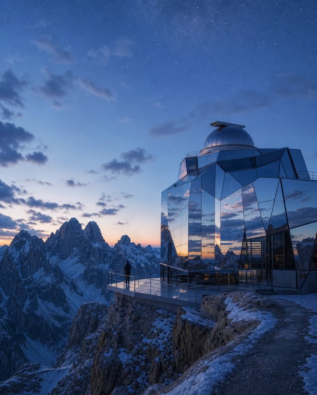 Quartz observatory — architectural concept study