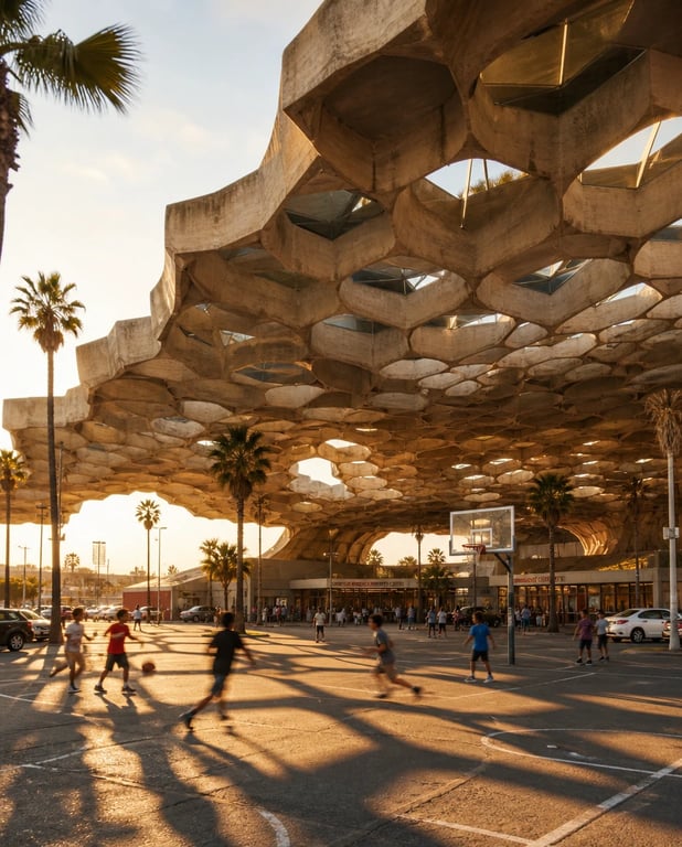 Honeycomb community centre — architectural concept study