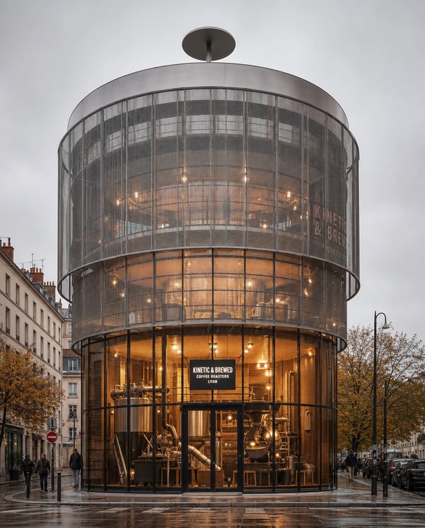 Cafetiere Plunge — architectural concept study