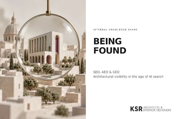 Presentation cover: Being Found, SEO, AEO and GEO