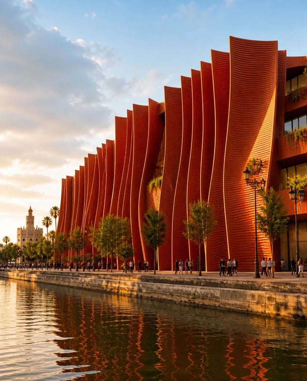 Flamenco Pleat — architectural concept study