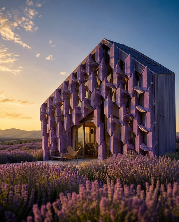 Lavender Fold — architectural concept study