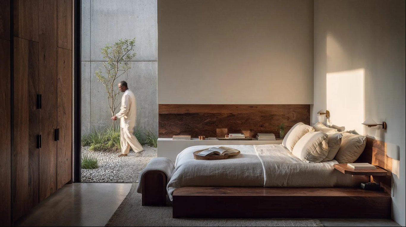 Original Midjourney render: Bedroom