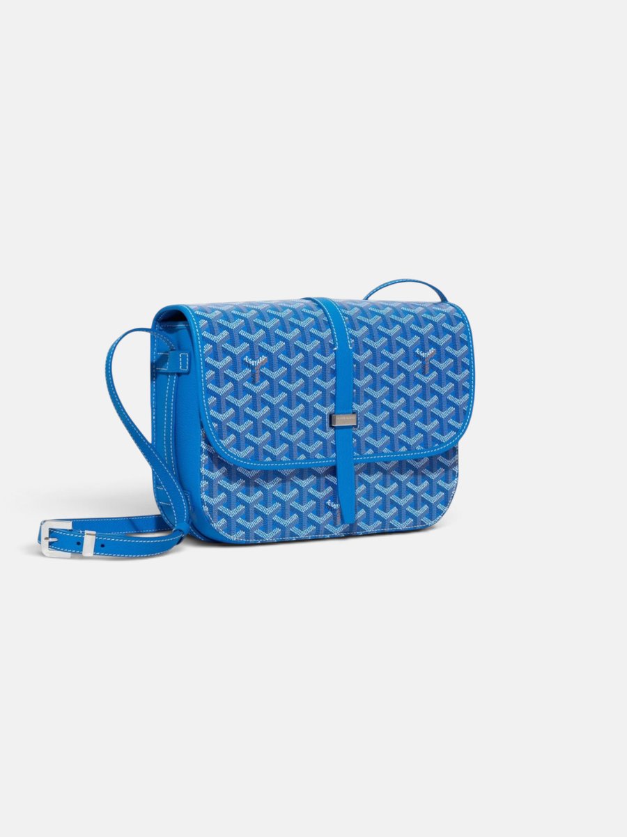 Goyard Belvedere MM Bag Sky Blue - Preview