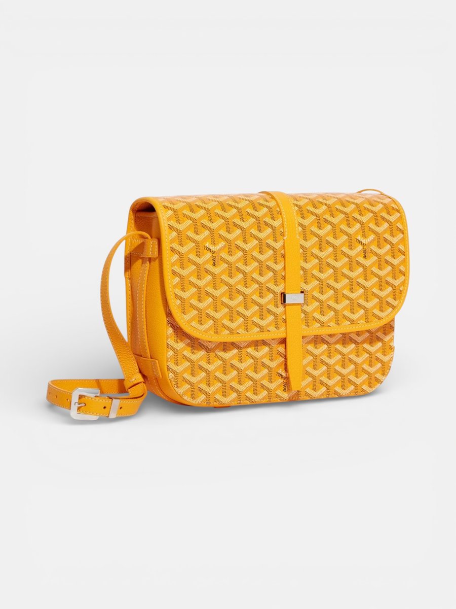 Goyard Belvedere MM Bag Yellow