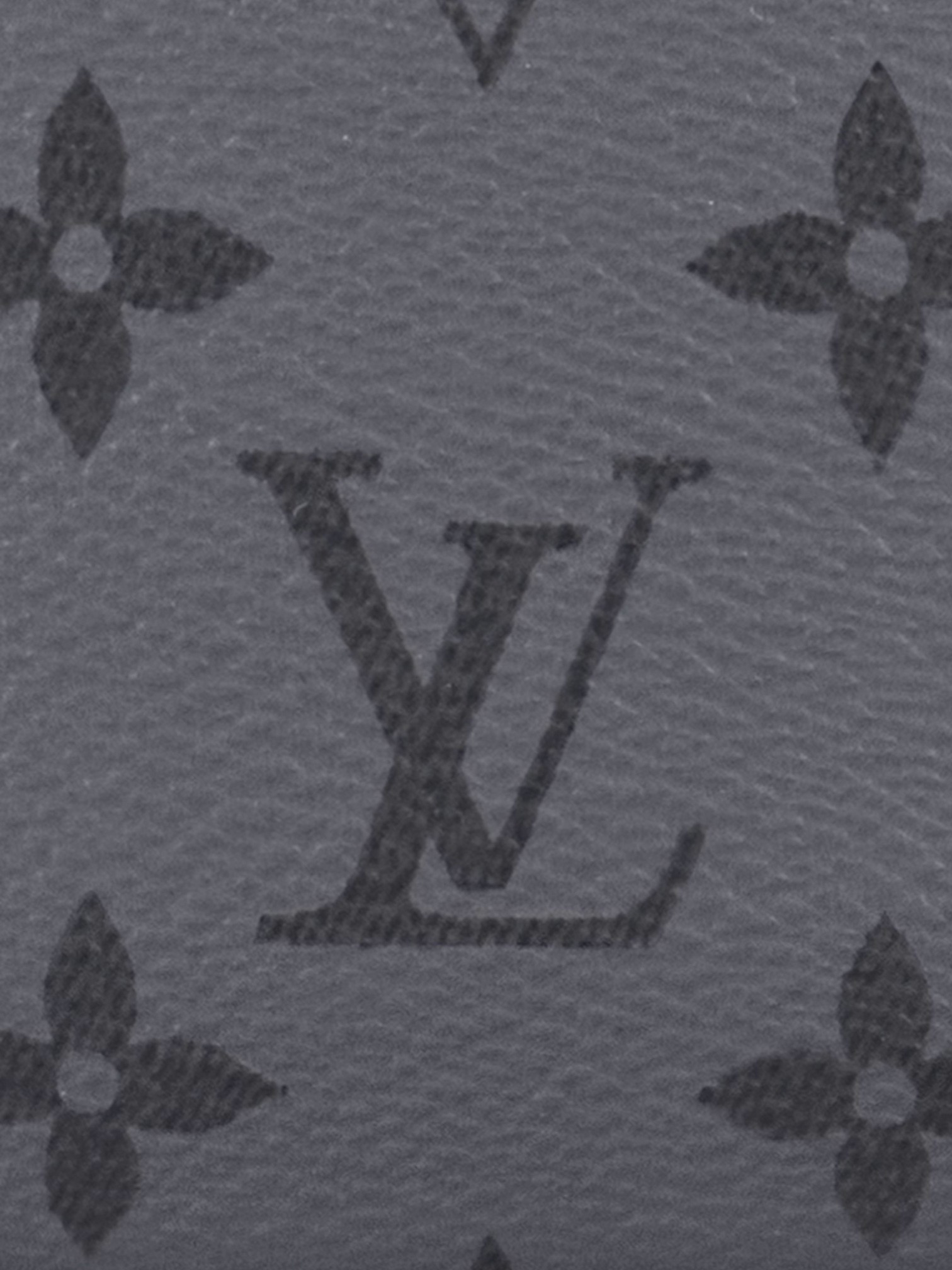 Louis Louis Vuitton Trio Messenger Bag Monogram Eclipse – back view in premium quality with AA+ craftsmanship
