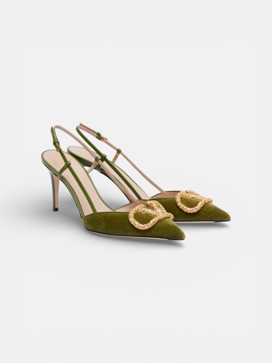 Valentino Garavani Velvet Slingback Pumps Must