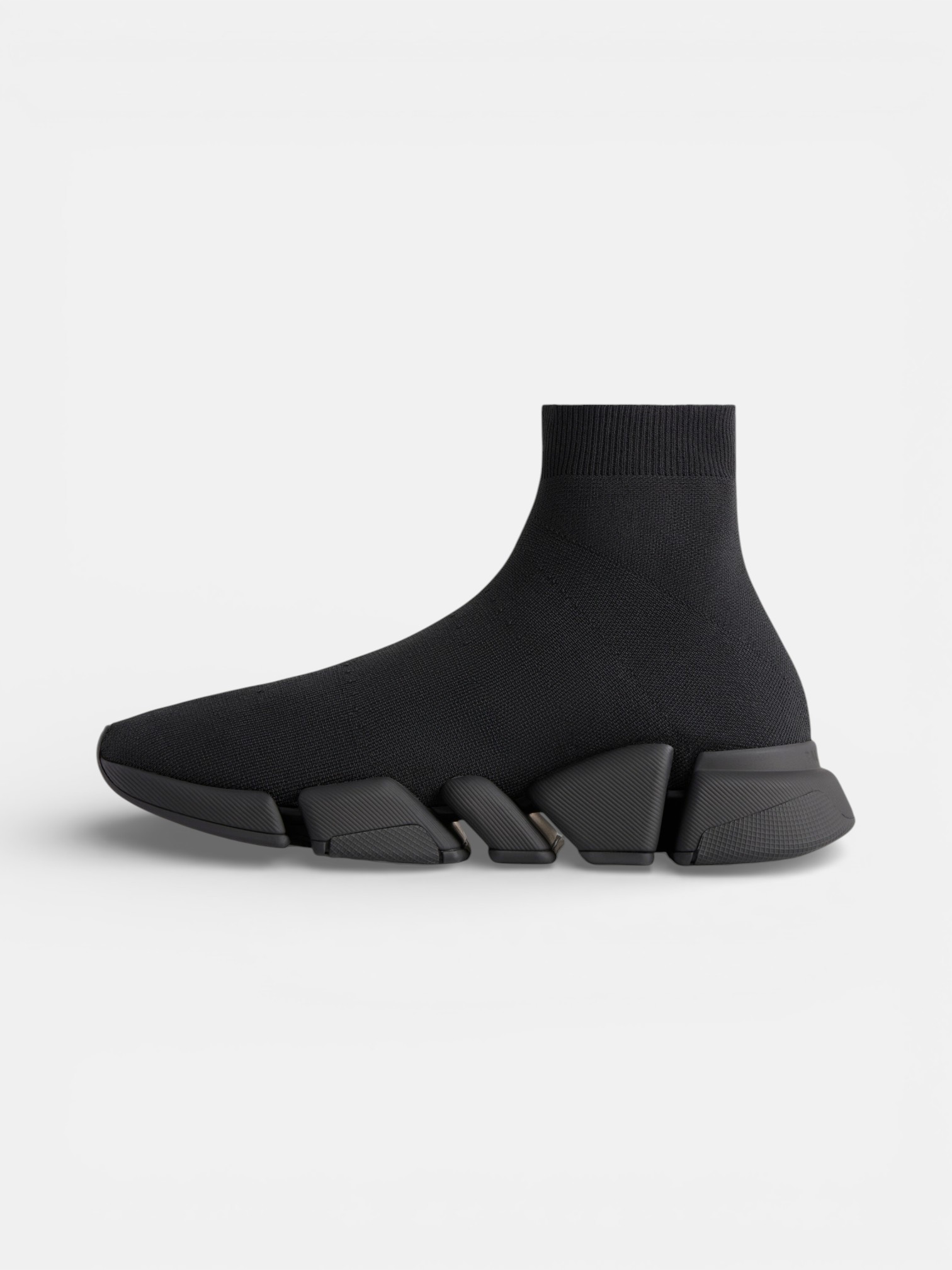 Balenciaga Balenciaga Speed 2.0 Black-Sole – back view in premium quality with AA+ craftsmanship