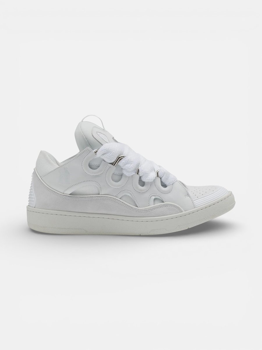 Lanvin Curb Sneaker White