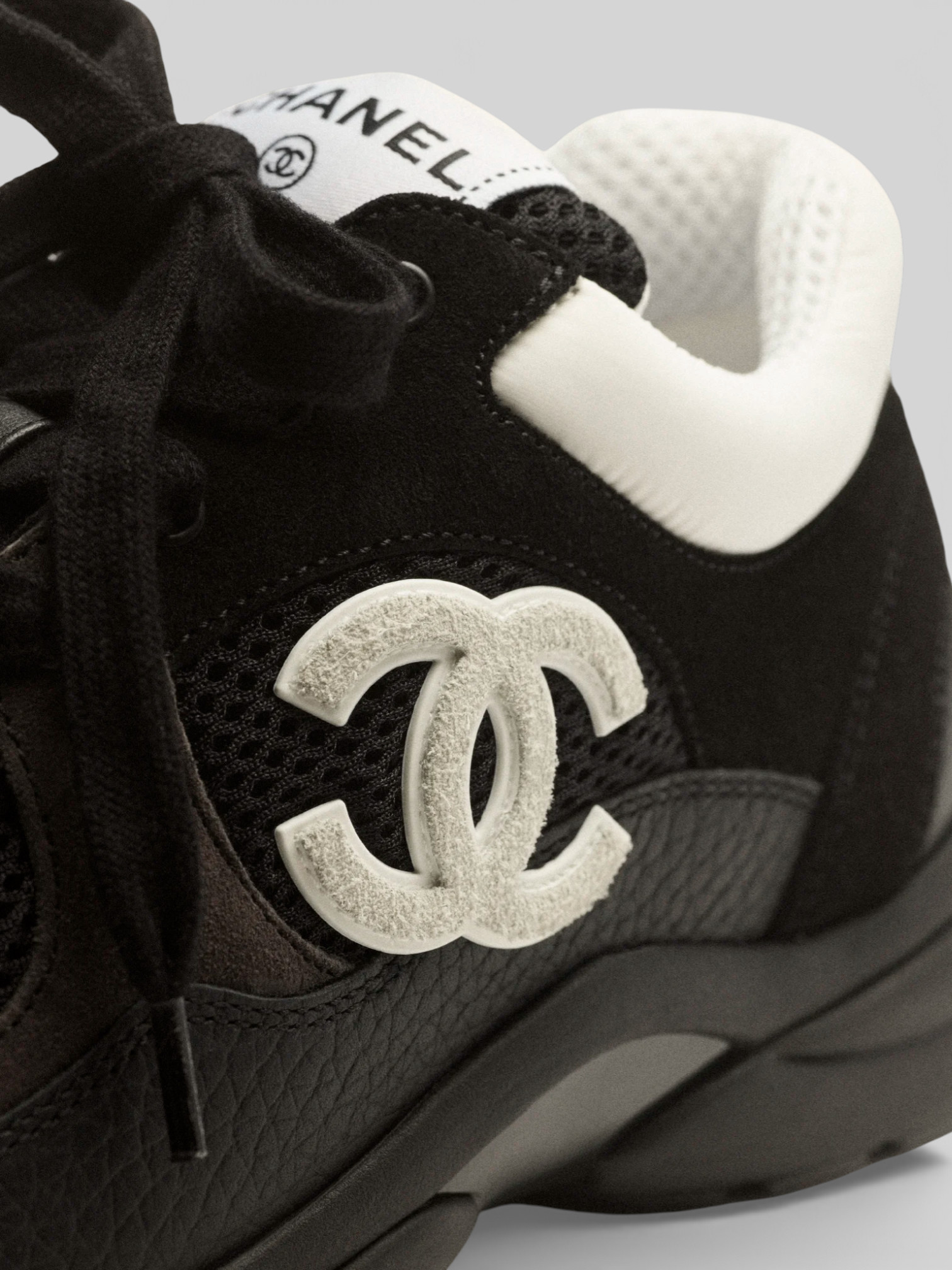 Chanel Chanel Trainer Black – side profile view in premium quality with AA+ craftsmanship