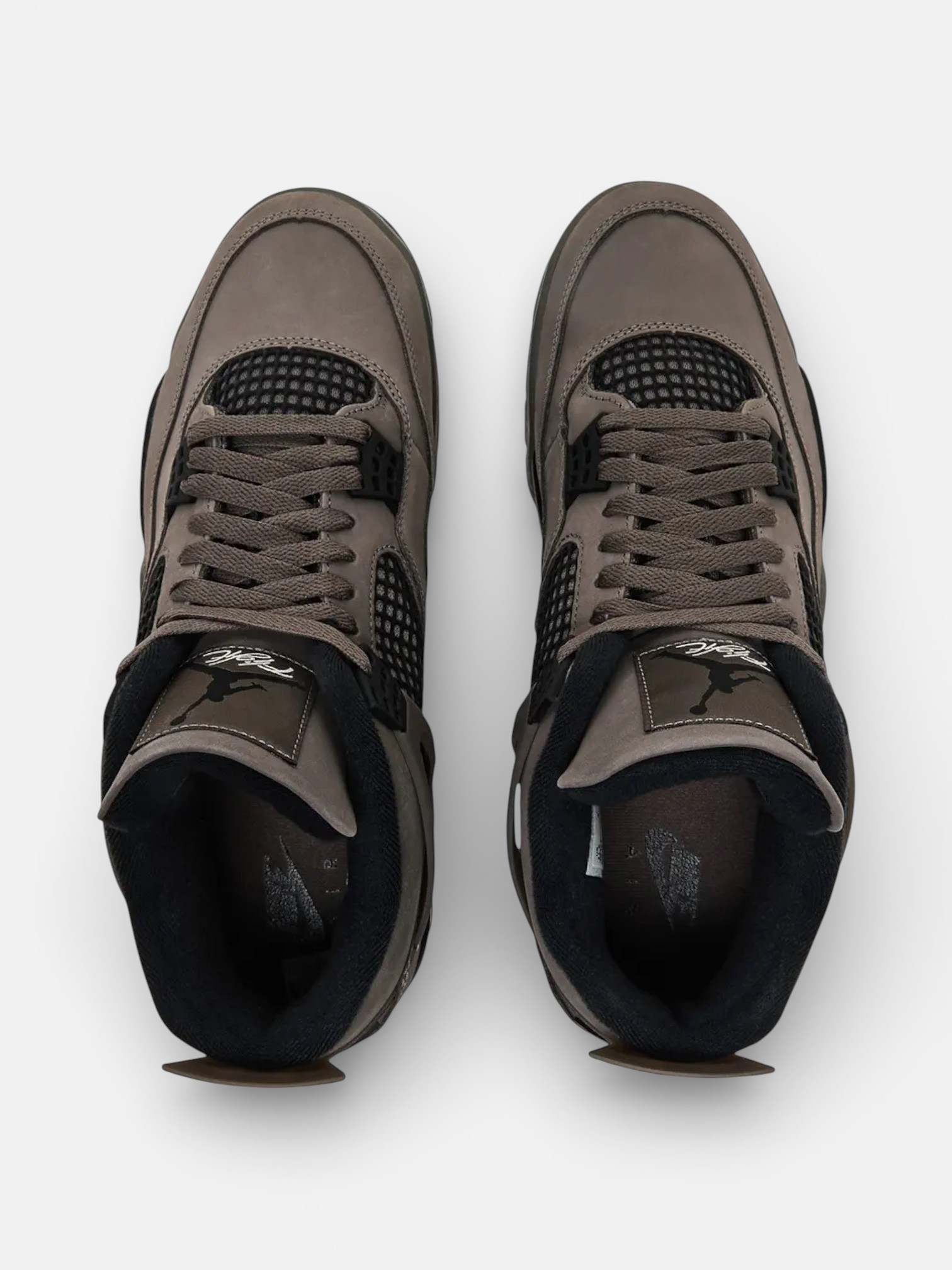 Jordan Jordan 4 Retro Cave Stone – detail view in premium quality with AA+ craftsmanship