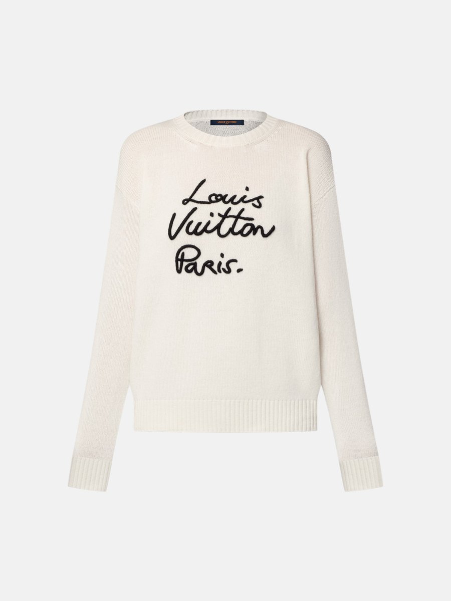 Louis Vuitton Paris Sweater Beige