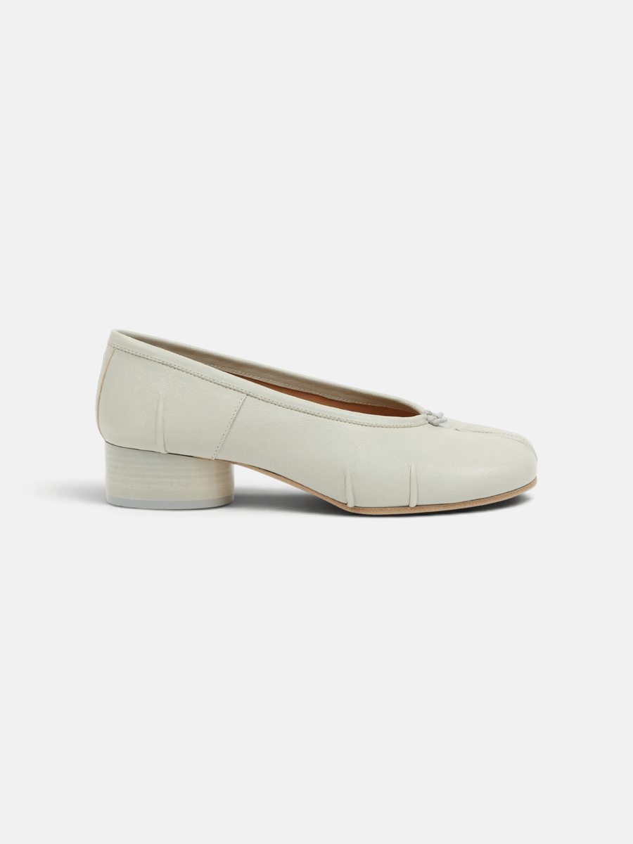 Maison Margiela Tabi Ballerina Pumps White