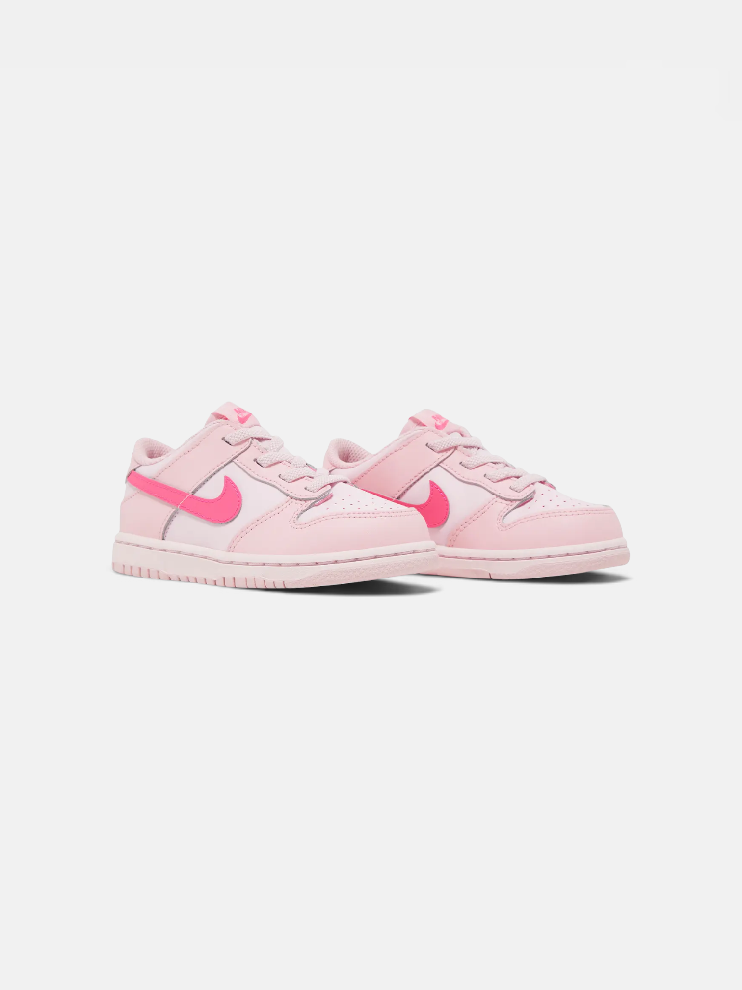 Nike Nike Dunk Low Triple Pink – detail view in premium quality with AA+ craftsmanship