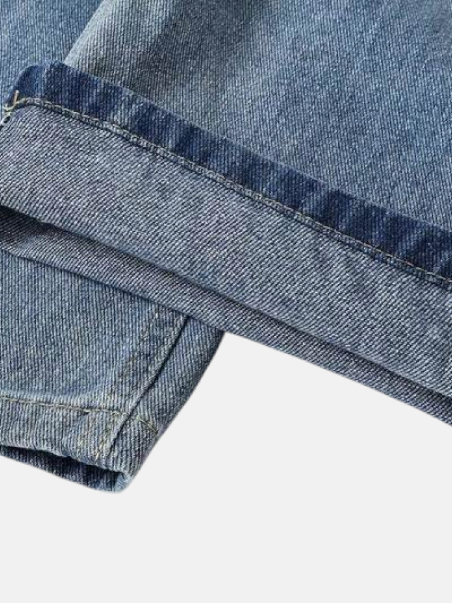 Chrome Chrome Hearts Archive Cross Jeans Blue – back view in premium quality with AA+ craftsmanship