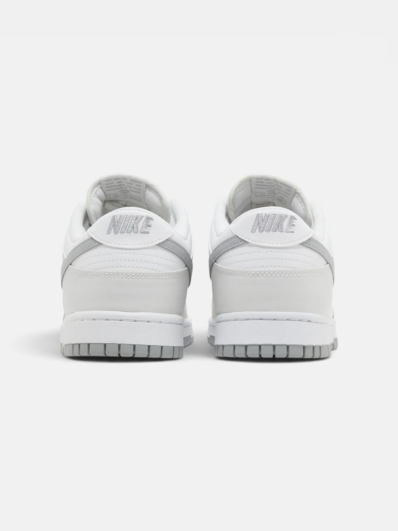 Nike Nike Dunk Low Summit White Light Smoke Grey – back view in premium quality with AA+ craftsmanship