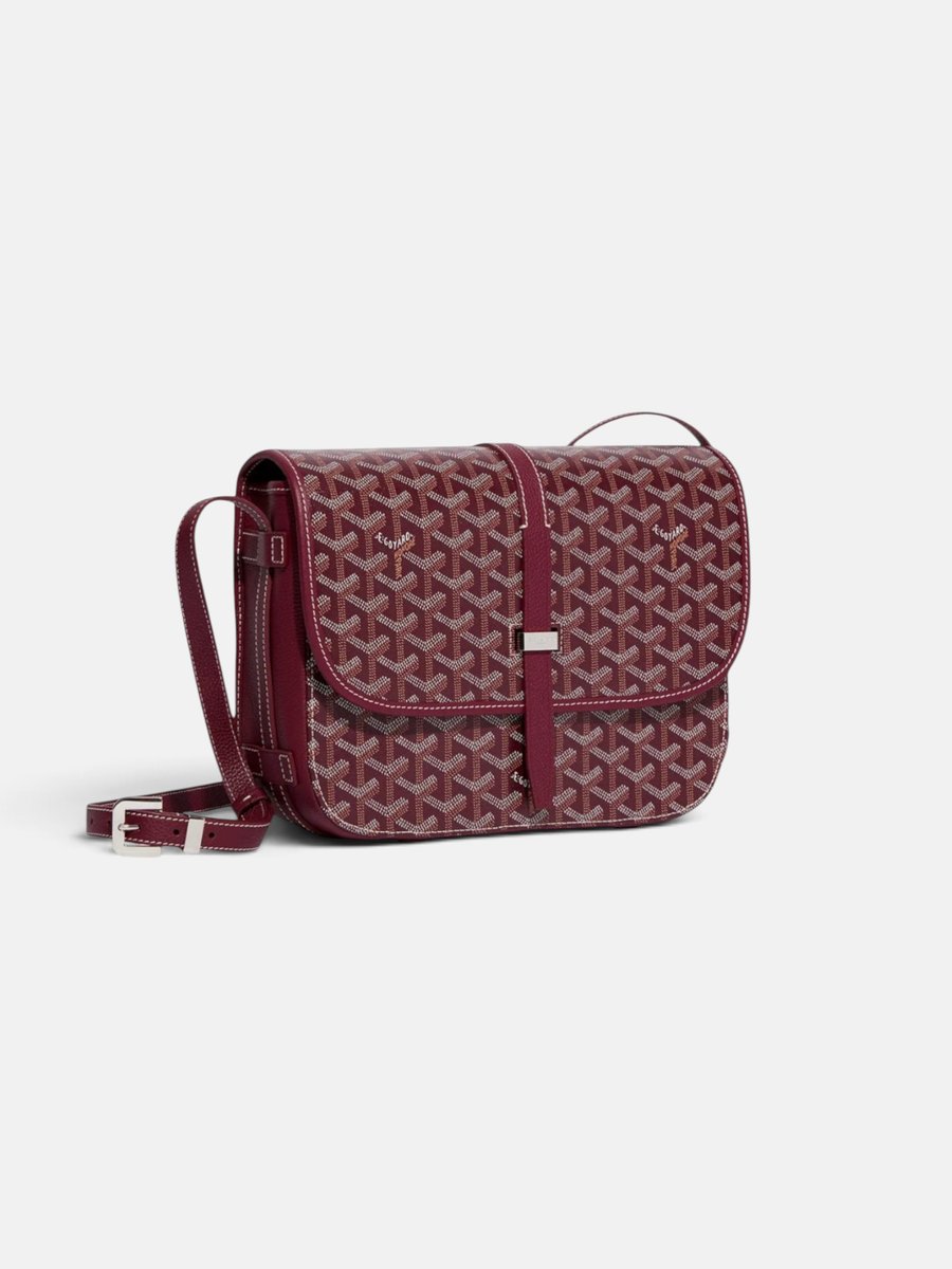 Goyard Belvedere MM Bag Burgundy - Preview