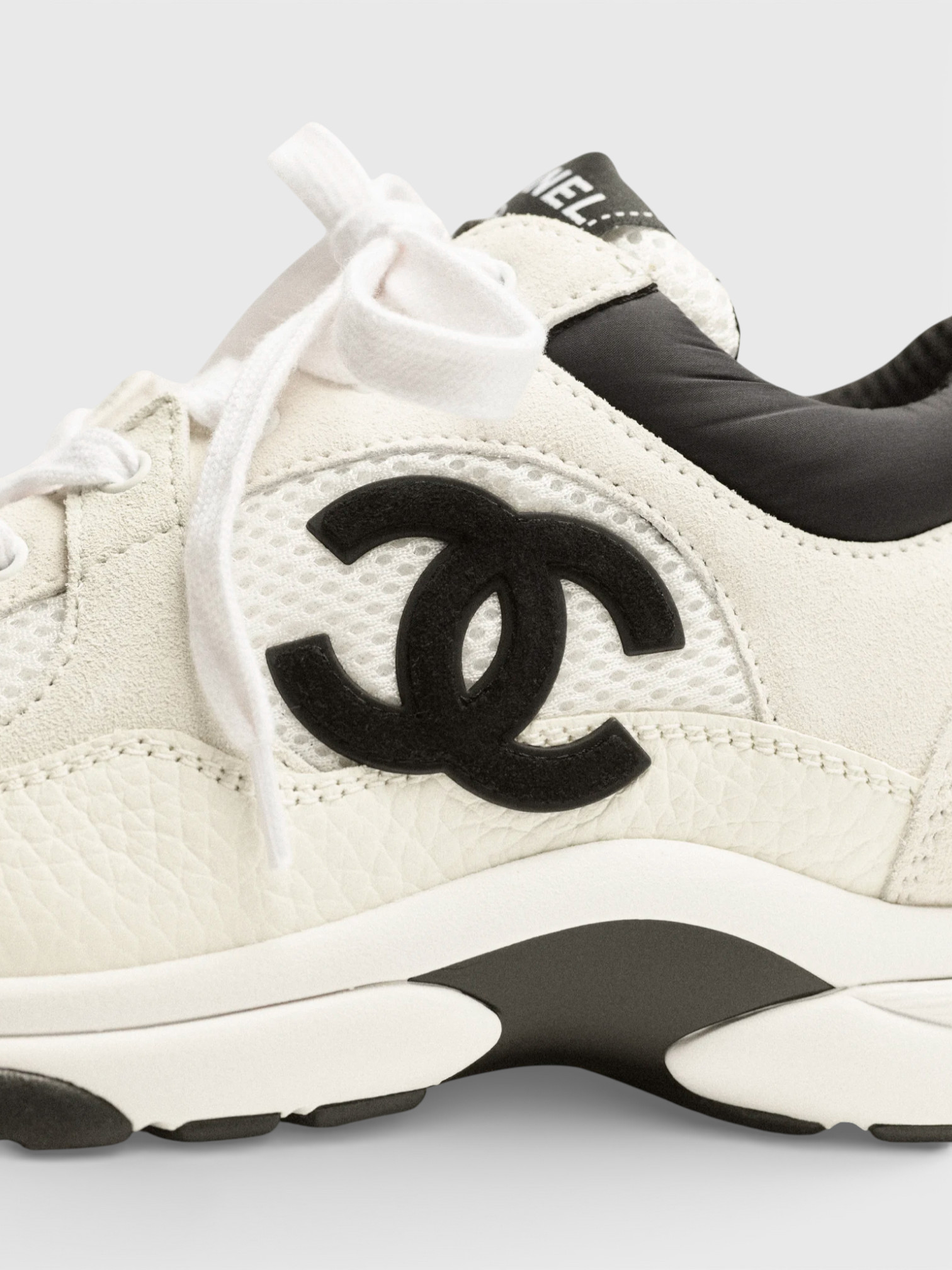 Chanel Chanel Trainer White – side profile view in premium quality with AA+ craftsmanship