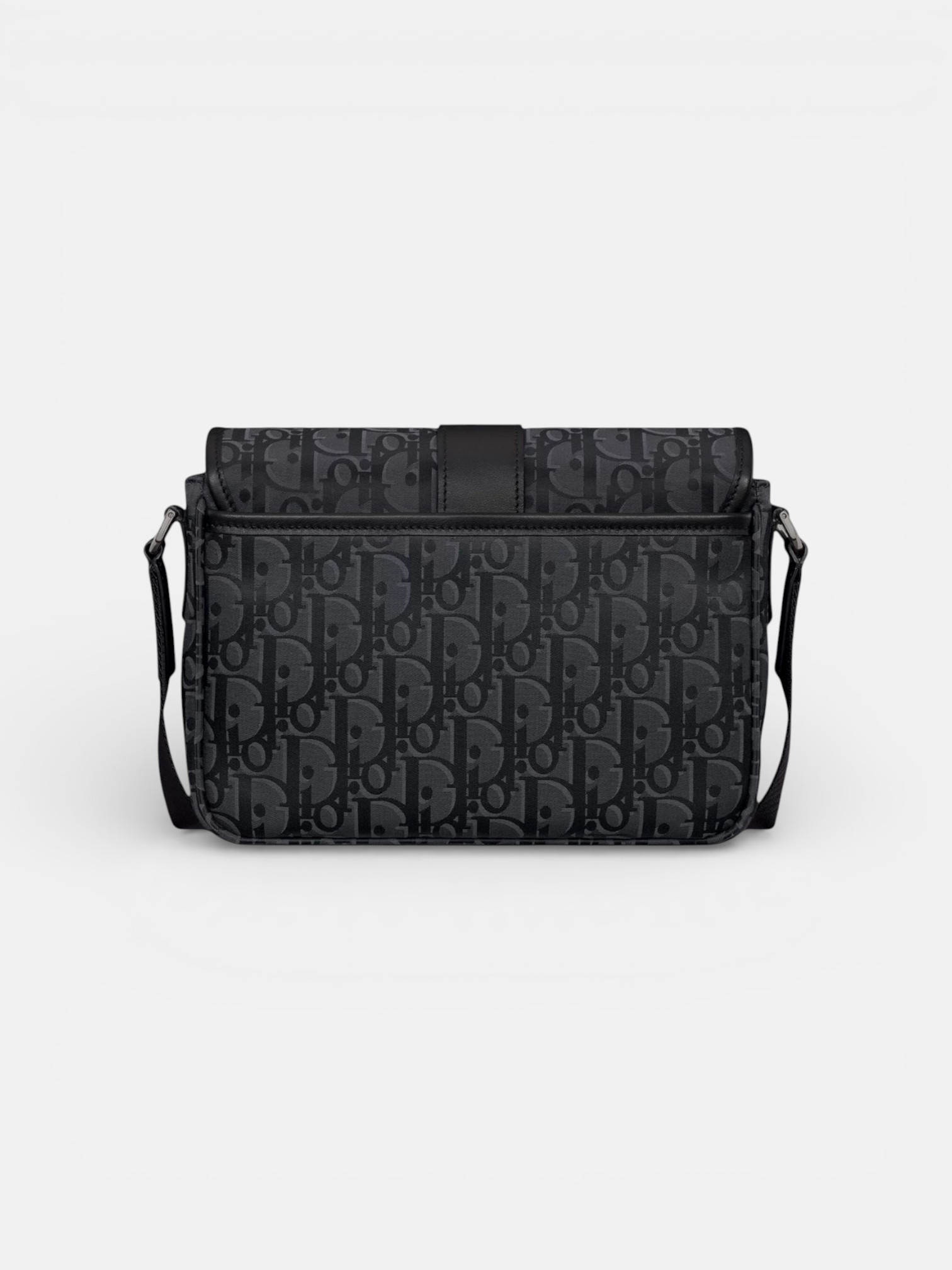 Dior Dior Trek Messenger Bag with Flap Black – side profile view in premium quality with AA+ craftsmanship