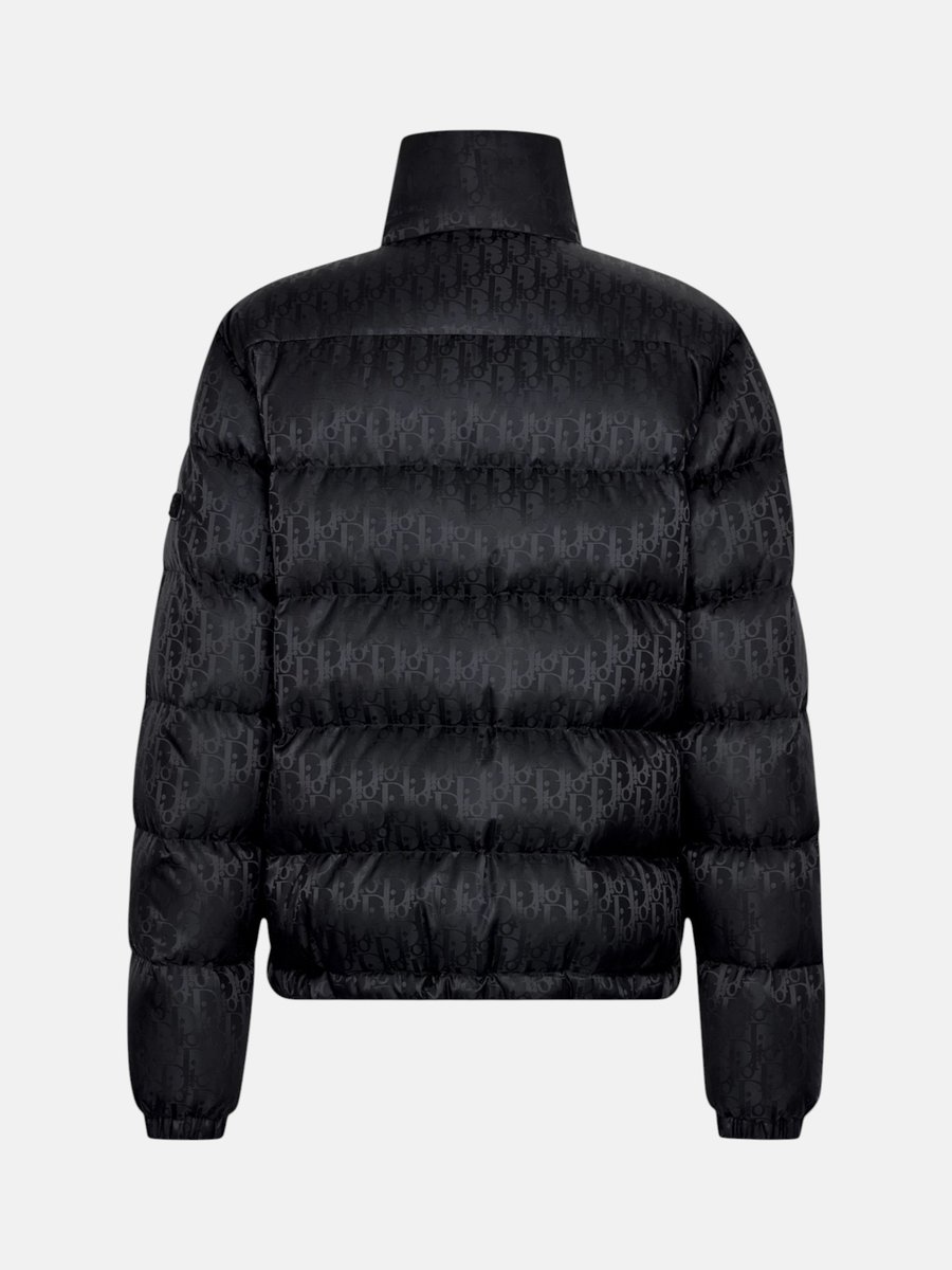 Dior Oblique Down Jacket Black - Preview