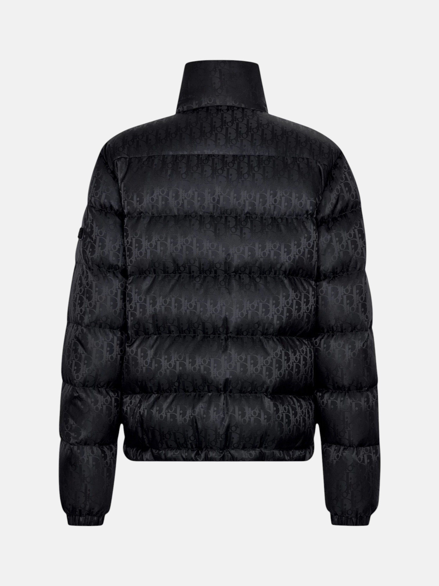 Dior Dior Oblique Down Jacket Black – side profile view in premium quality with AA+ craftsmanship