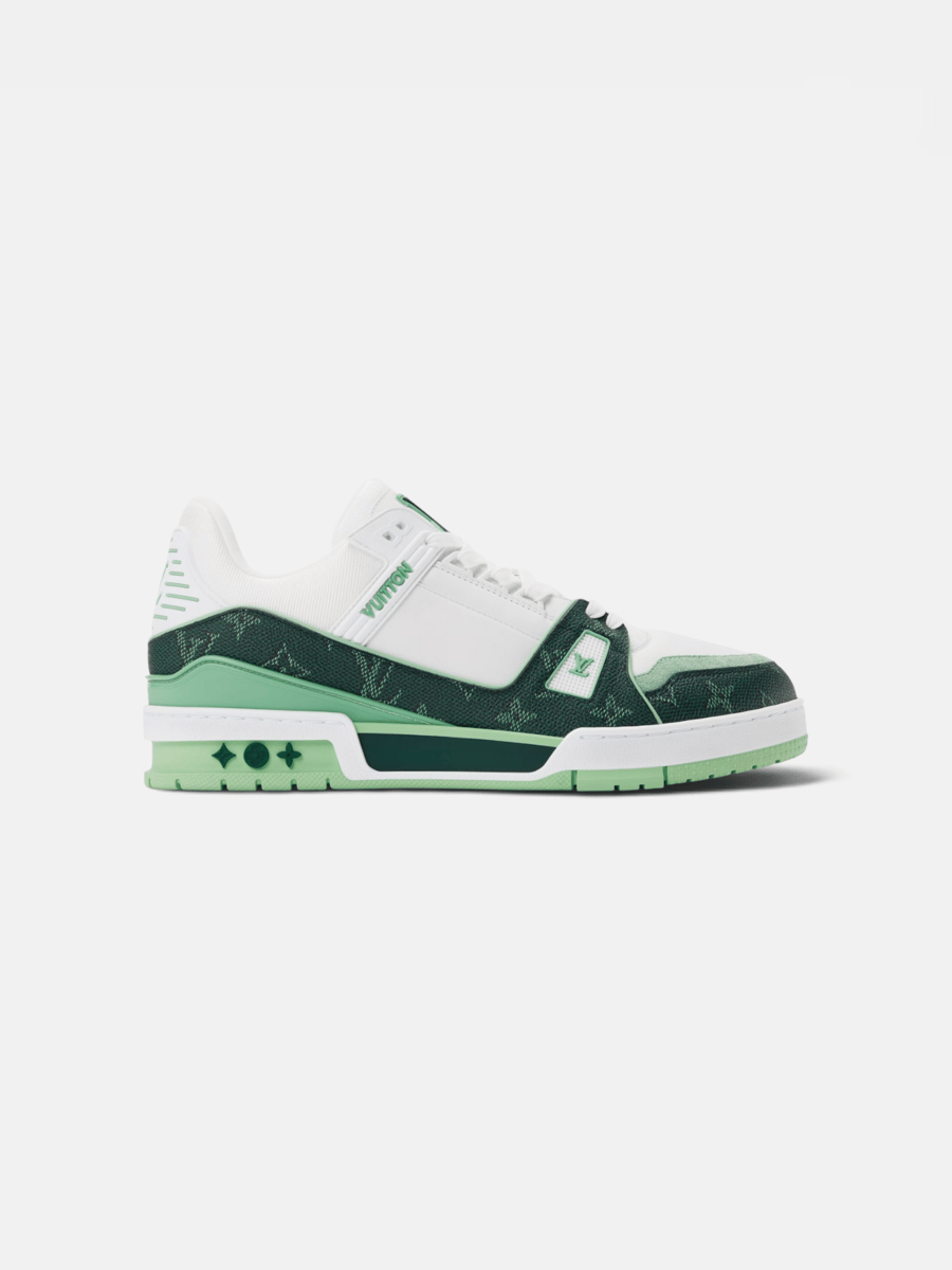 Louis Vuitton Trainer Green White