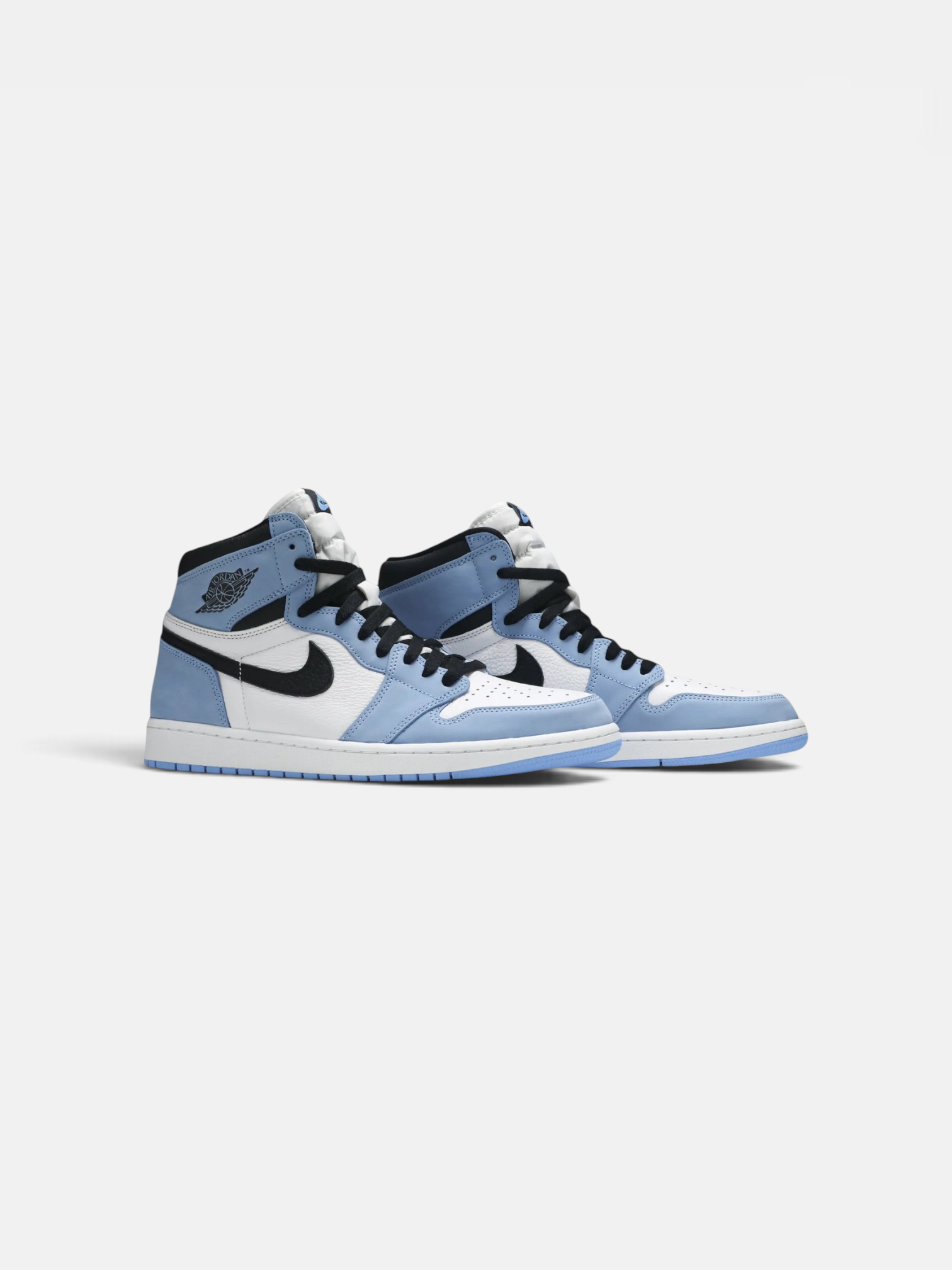 Jordan Jordan 1 Retro University Blue – detail view in premium quality with AA+ craftsmanship