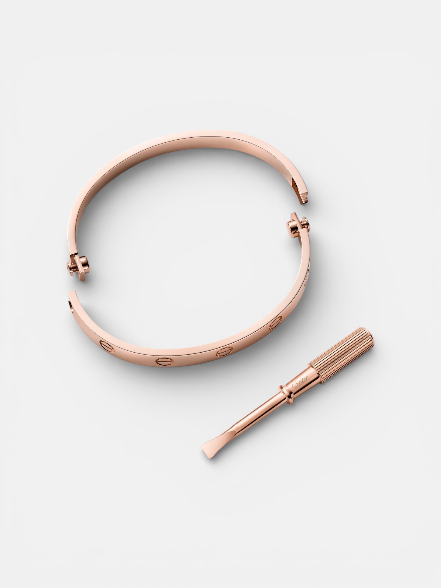 Cartier Cartier Love Bracelet Rosegold – close-up detail view in premium quality with AA+ craftsmanship