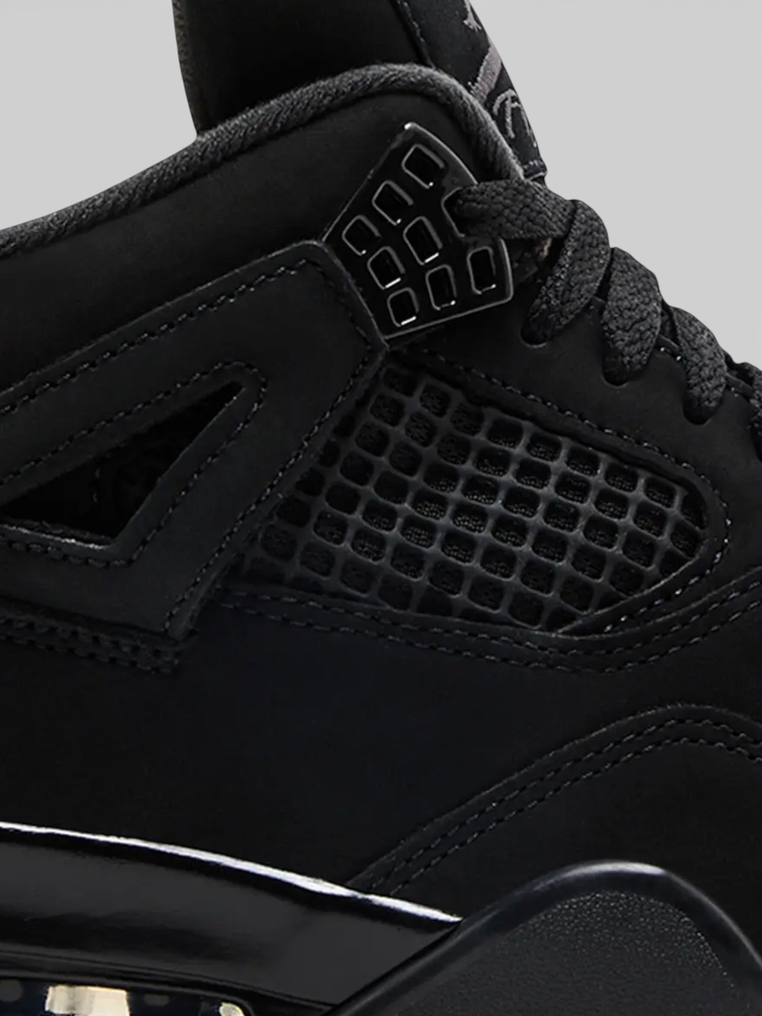 Jordan Jordan 4 Retro Black Cat – side profile view in premium quality with AA+ craftsmanship