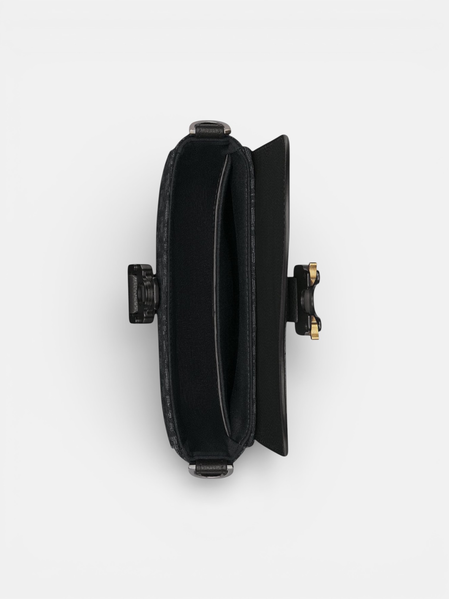Dior Dior Mini Daily Messenger Bag Black – back view in premium quality with AA+ craftsmanship