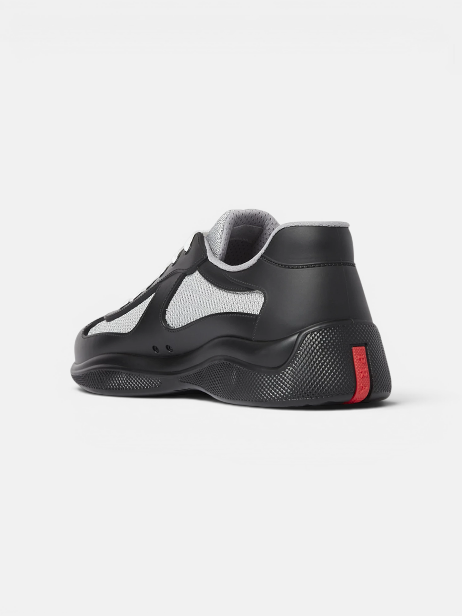 Prada Prada Cups Sneaker Black – side profile view in premium quality with AA+ craftsmanship