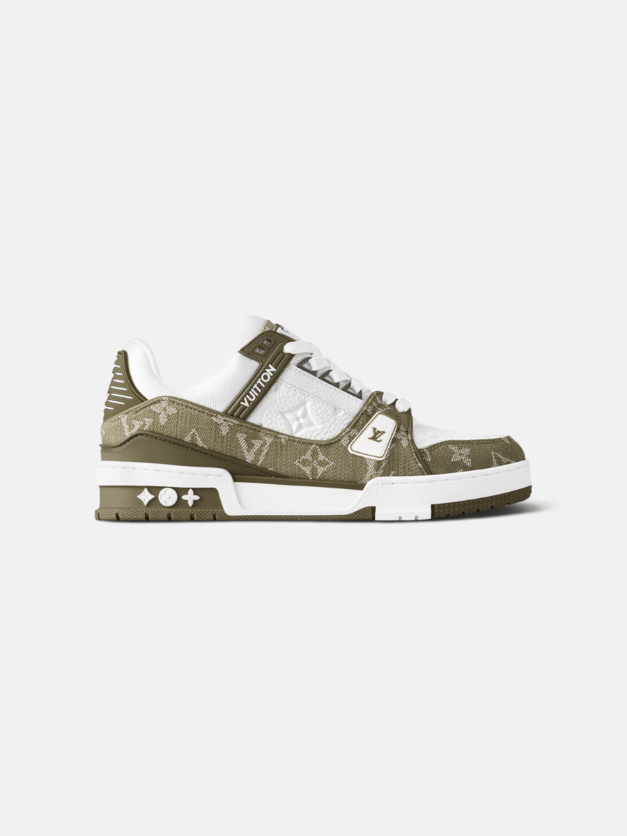 Louis Vuitton Trainer Olive Green