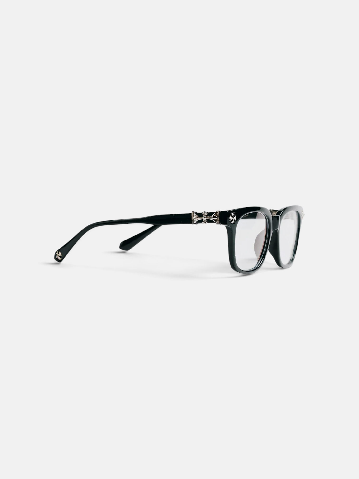 Chrome Chrome Hearts Glasses Black – close-up detail view in premium quality with AA+ craftsmanship