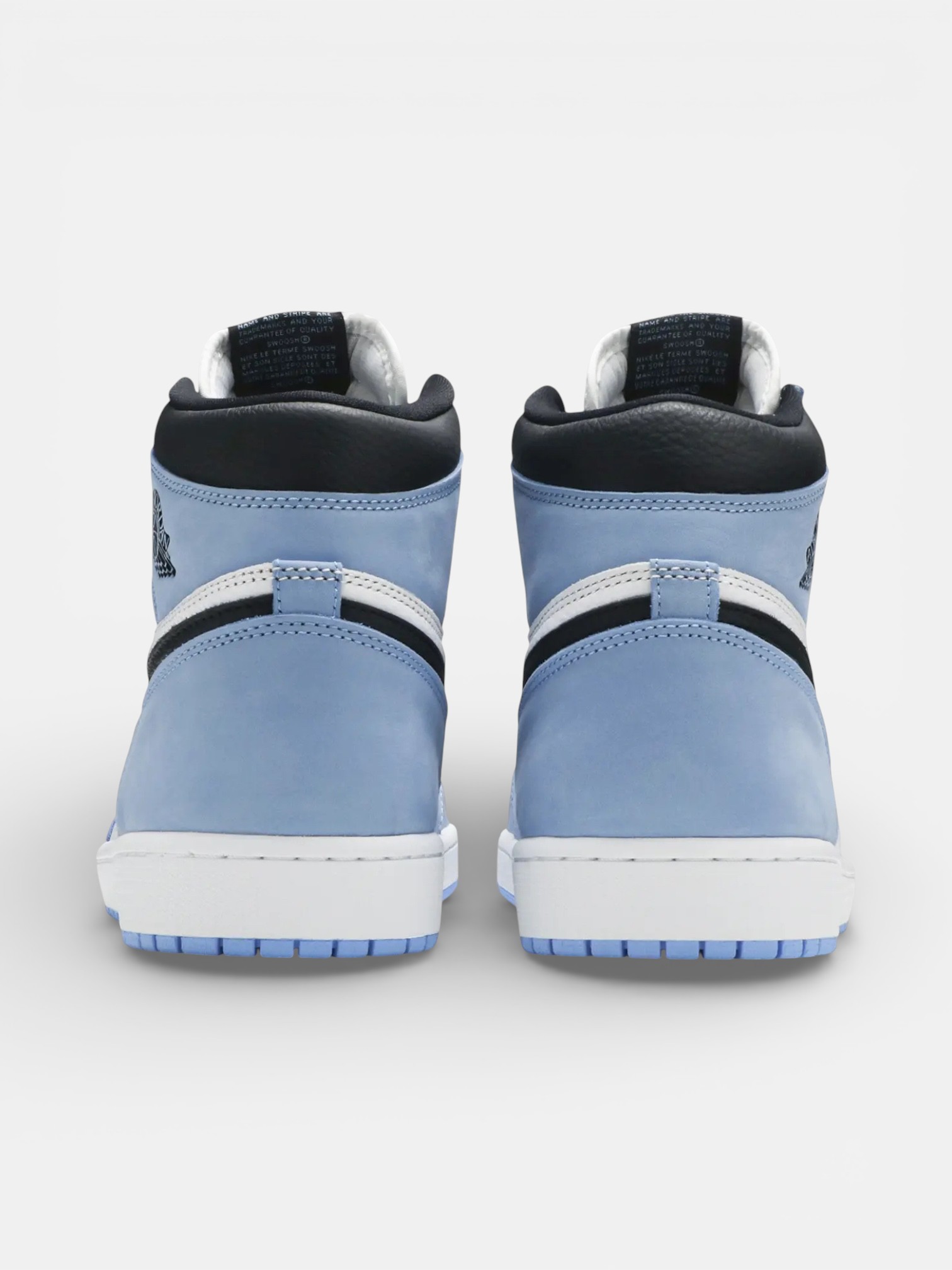 Jordan Jordan 1 Retro University Blue – detail view in premium quality with AA+ craftsmanship