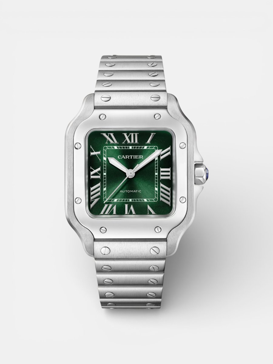 Cartier Santos Watch Green Dial