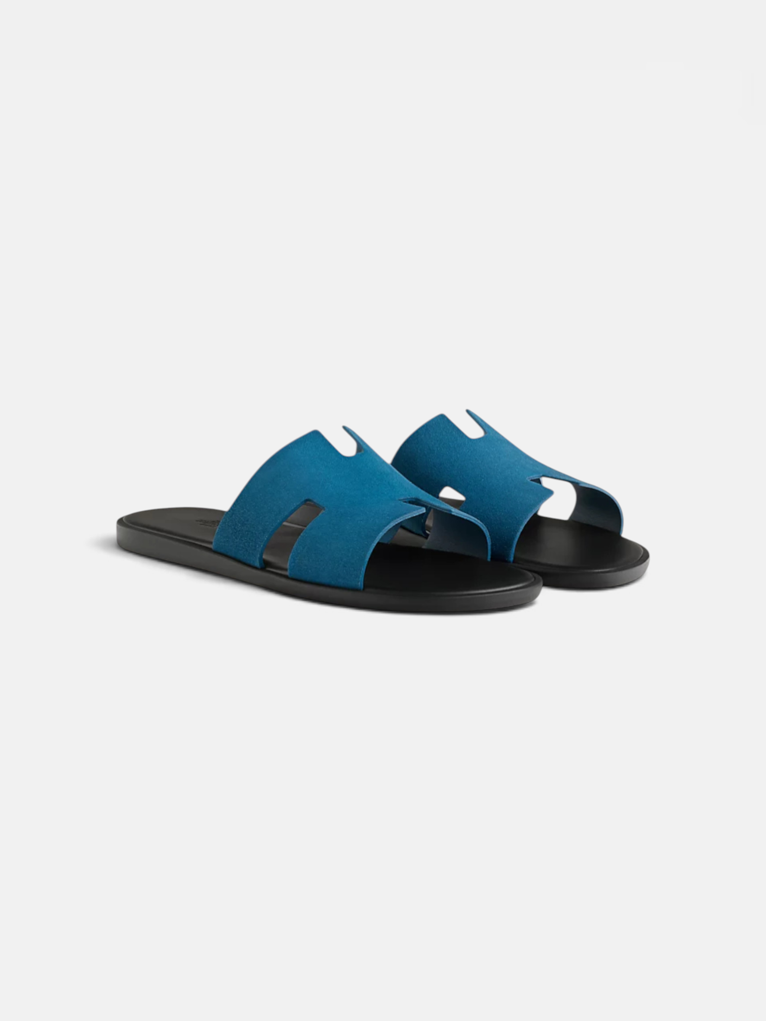 Hermes Hermes Izmir Sandal Bleu Bleuet – side profile view in premium quality with AA+ craftsmanship
