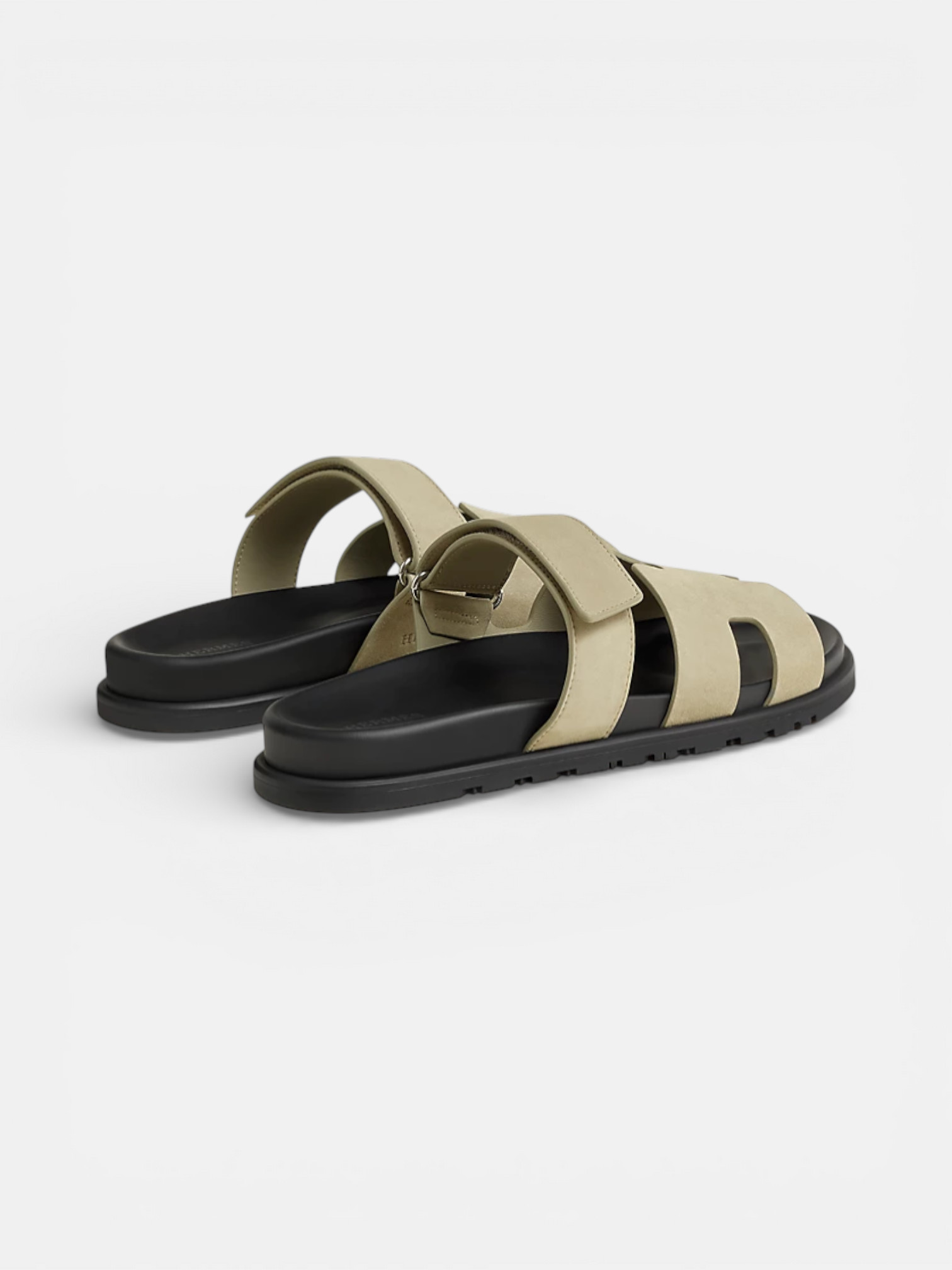 Hermes Hermes Chypre Sandal Vert Mosaique – close-up detail view in premium quality with AA+ craftsmanship