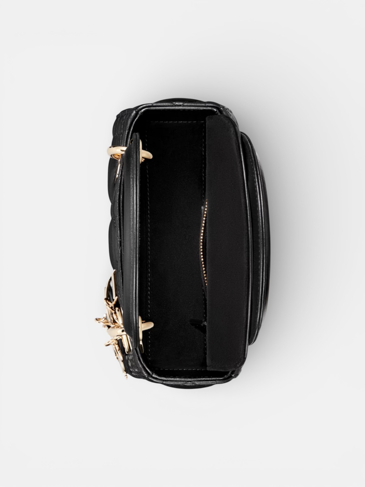 Dior Dior Lady Black Leather – back view in premium quality with AA+ craftsmanship