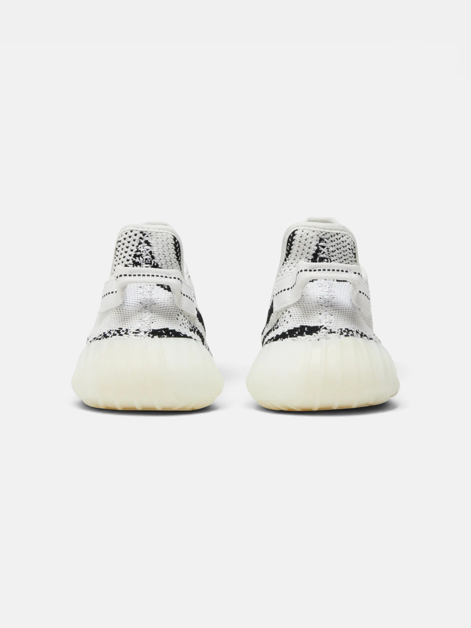 Adidas Adidas Yeezy Boost 350 Zebra – back view in premium quality with AA+ craftsmanship